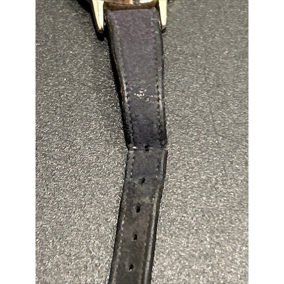 Vintage Timex Girls Scout Brownie Watch Black Leather Band Membership Star Lot - Picture 5 of 13